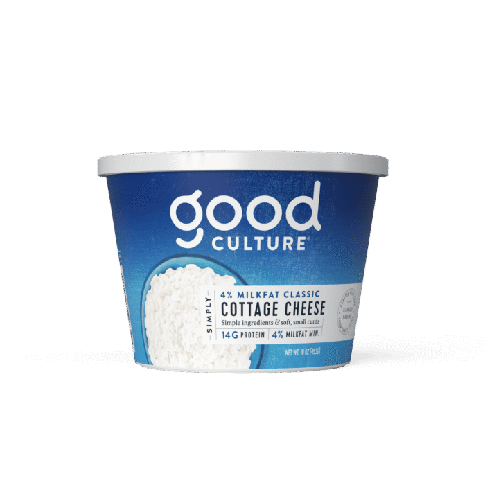 simply cottage cheese, 4% milkfat, 16 oz
