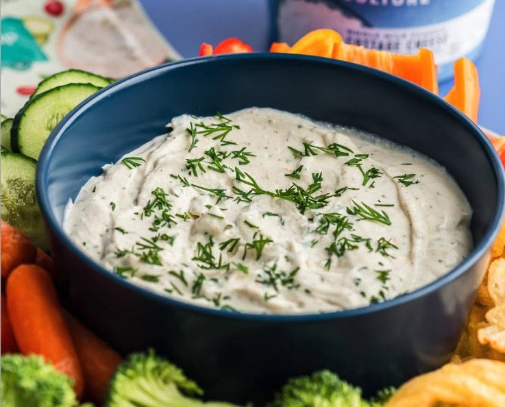 cottage cheese ranch dip