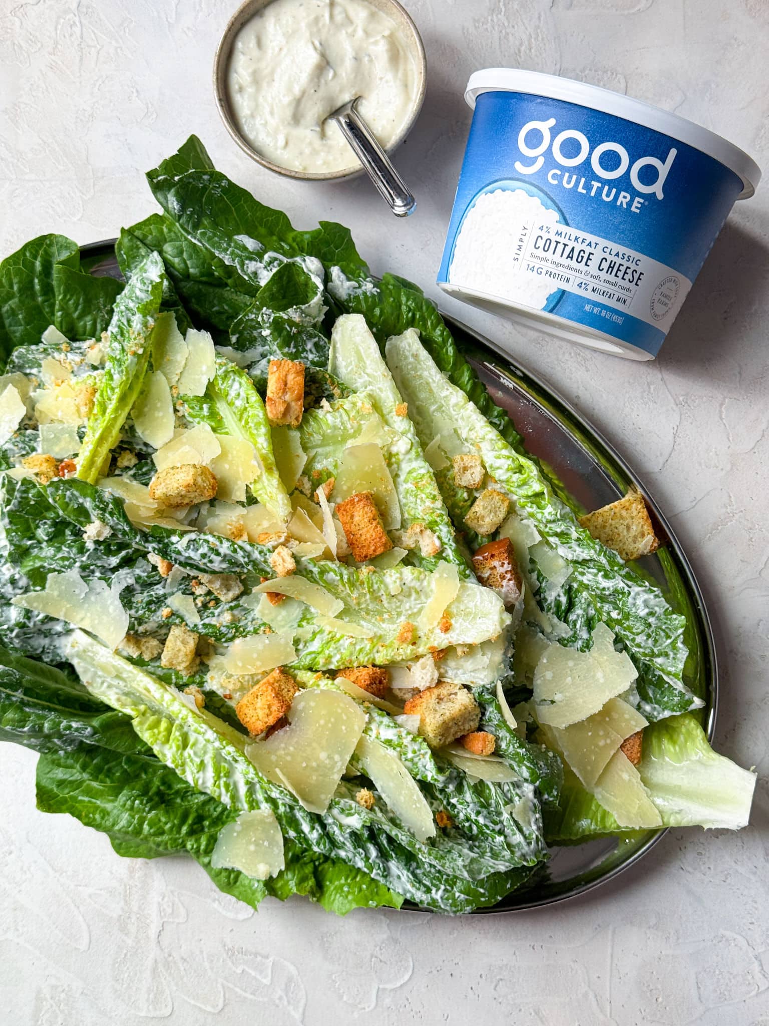 Caesar Salad Cottage Cheese Dressing